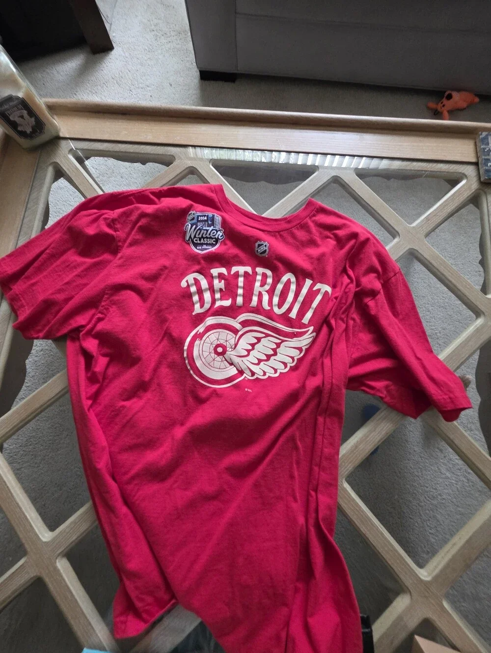 NHL Detroit Red Wings Kids Red Graphic Tee